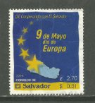 Map of el salvador european stars