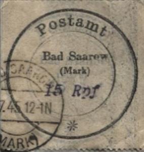 Stamp, Postverschlußzettel, Germany, Local Post,  