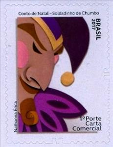 Stamp, The Evil Jack-in-the-Box, Brazil,  , Christmas, Fairy Tales