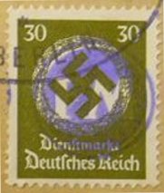 Stamp, Print on German Empire stamp, Germany, Local Post,  
