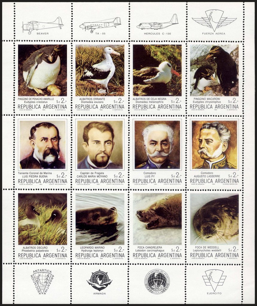 Mini Sheet with 12 Stamps