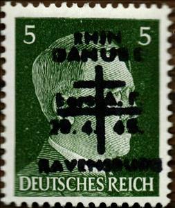 Stamp, Print on Hitler Edition, Germany, Local Post,  , Dictators, Heads of State
