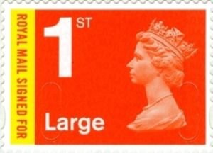 Stamp, Queen Elizabeth II - Recorded Signed For M17L, United Kingdom of Great Britain & Northern Ireland,  , Crowns and Coronets, Famous People, Heads of State, Queens, Royalty, Women