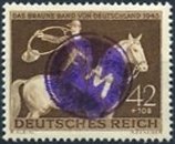 Stamp, Print on German Empire stamp, Germany, Local Post,  