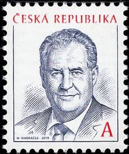 Stamp, Miloš Zeman, President of the Czech Republic, Czech Republic,  , Heads of State, Politicians