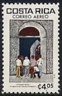 Attending Mass, by Francisco Amighetti