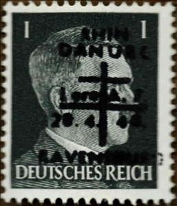 Stamp, Print on Hitler Edition, Germany, Local Post,  , Dictators, Heads of State