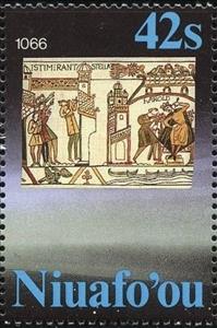 Stamp, Tapestry of Bayeux (1086), Niuafo'ou,  , Comets, Paintings