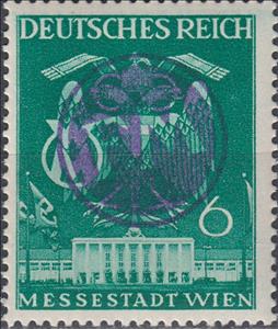 Stamp, Print on German Empire stamp, Germany, Local Post,  