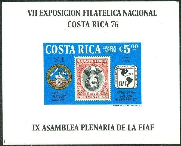 Inverted Center Stamp of 1901 and Association Emblems