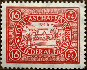 Stamp, Schloß Johannisburg, Germany, Local Post,  , Palaces
