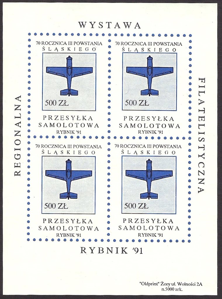 Regional Philatelic Exhibition Rybnik'91