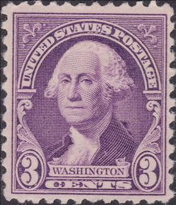 Stamp, Washington by Gilbert Stuart, United States of America,  