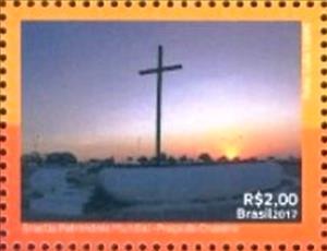 Stamp, Cruzeiro Square, Brazil,  , Crosses