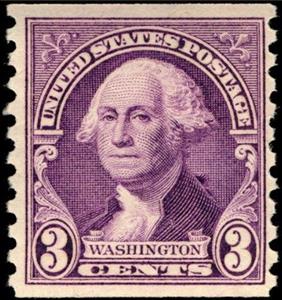 Stamp, Washington by Gilbert Stuart, United States of America,  
