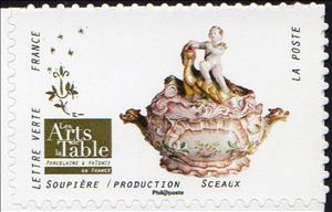 Stamp, Soup tureen / Production : Sceaux, France,  , Ceramics