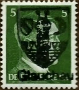 Stamp, Print on Hitler Edition, Germany, Local Post,  