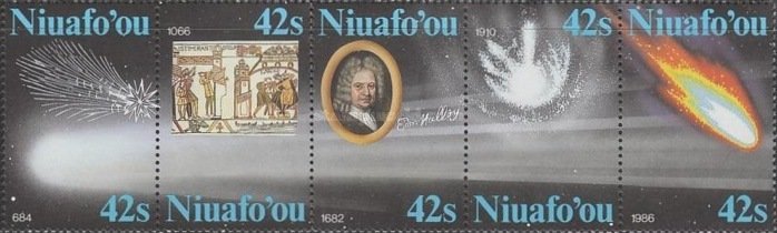 Stamp, Halley's Comet, Niuafo'ou,  , Comets