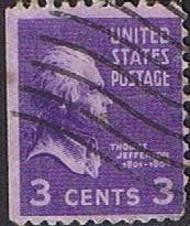 Stamp, Thomas Jefferson, United States of America,  