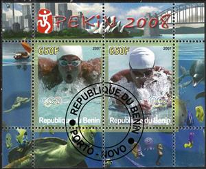 Mini Sheet, Olympic Games - Pekin 2008, Cinderellas,  , Olympic Games, Sports