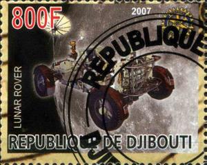 Stamp, Lunar Rover, Cinderellas,  , Satellites