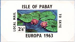 Stamp, Europa 1963, Flowers., Cinderellas,  , Flowers, Plants (Flora)