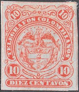 Stamp, Coat of Arms, Colombia,  , Coats of Arms