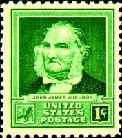 Stamp, John James Audubon, United States of America,  