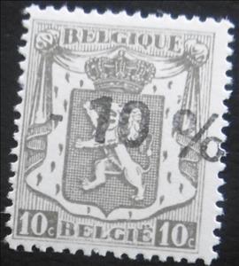 Stamp, Small Coat Of Arms - Discount, Belgium,  , Coats of Arms, Heraldic Animals, Лев