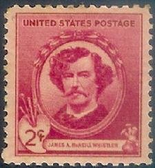 Stamp, James A. McNeill Whistler, United States of America,  