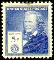 Stamp, Elias Howe, United States of America,  