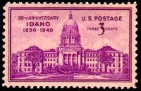 Idaho Statehood, 50th Anniversary, Idaho Capital