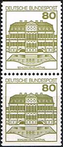 Se-tenant, Wilhelmsthal Castle, Germany, Federal Republic,  , Buildings, Castles, Fortresses / Strongholds, Palaces