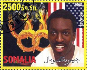 Stamp, Michael Johnson, Cinderellas,  , People, Sports