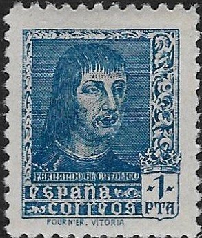 Ferdinand the Catholic. No expendido 1938