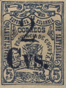 1905 Stamp overprinted