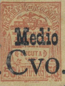1905 Stamp overprinted