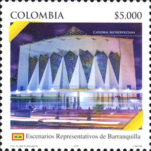 Stamp, Metropolitan Cathedral, Colombia,  , Churches - Cathedrals - Basilicas - Chapels