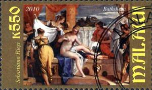 Stamp, Italian Painters - Sebastiano Ricci (1659-1734), Cinderellas,  , Painters, Paintings