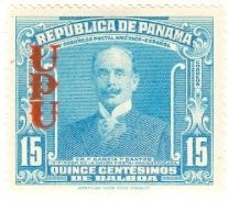 Francisco Garcia y Santos Overprinted