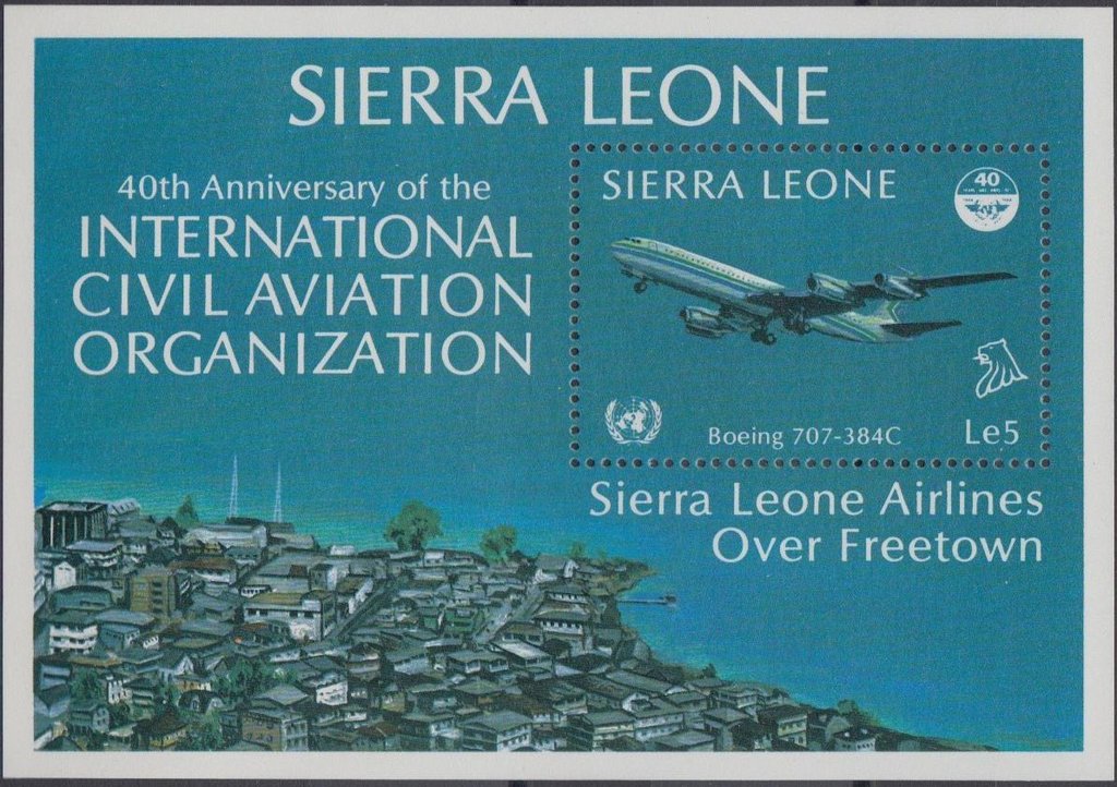 Jet over Freetown