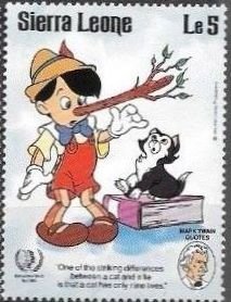 Walt Disney characters acting out Twain quotes