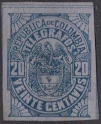 Stamp, Coat of Arms, Colombia,  , Coats of Arms