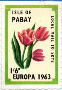 Stamp, Europa 1963, Flowers., Cinderellas,  , Flowers, Plants (Flora)