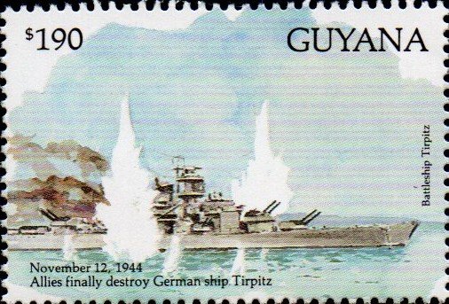 Destruction of Tirpitz (German Battleship)