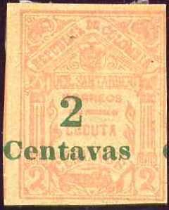 1905 Stamp overprinted