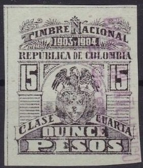 Timbre Nacional, Fourth Class