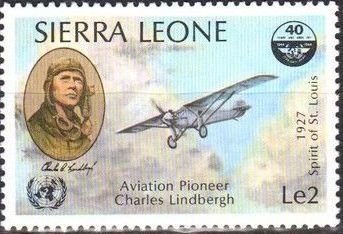 Charles Lindbergh, Spirit of St. Louis.