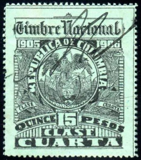 Timbre Nacional, Fourth Class