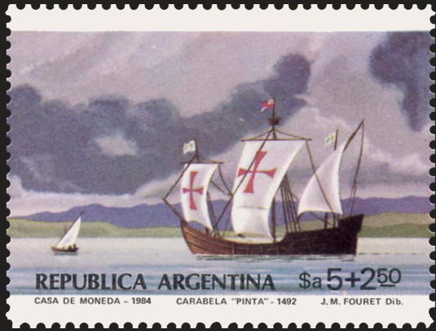 Spain 84 & Argentina 85 - Caravel "La Pinta"